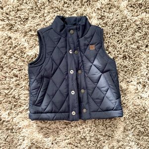 Janie and jack baby The Quilted Vest - Navy